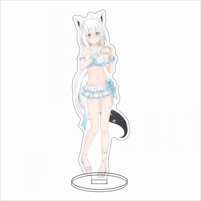 16CM Anime Hololive Shirakami  - Anime Merchandise Collection 评论和价格
